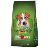 Pet Lovers полноценный сухой корм для взрослых собак всех пород с ягнёнком, (целый мешок 15 кг)